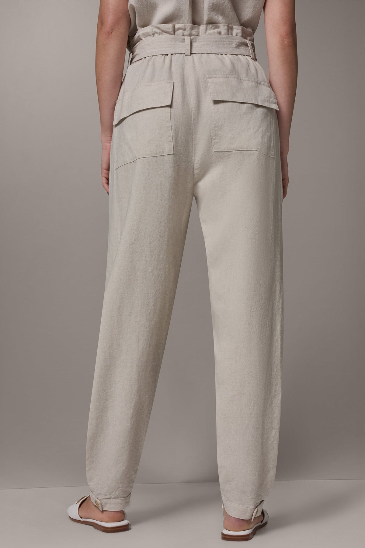 RELAXED PAPERBAG ANKLE PANT