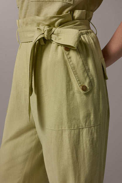 RELAXED PAPERBAG ANKLE PANT