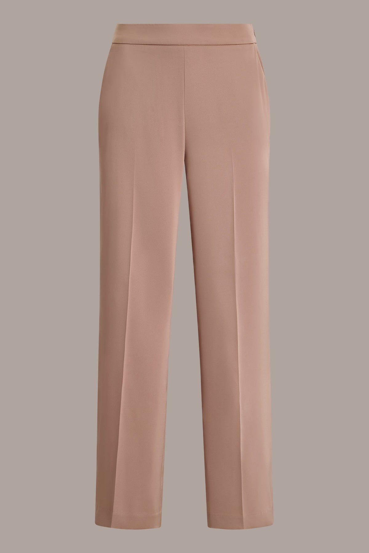 SATIN EXTRA HIGH-RISE WIDE-LEG SUIT PANT