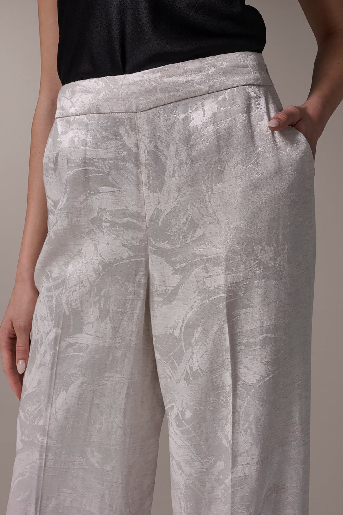 EXTRA HIGH-RISE WIDE-LEG SUIT PANT
