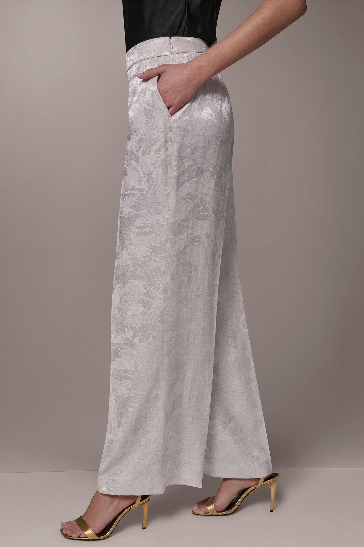 EXTRA HIGH-RISE WIDE-LEG SUIT PANT
