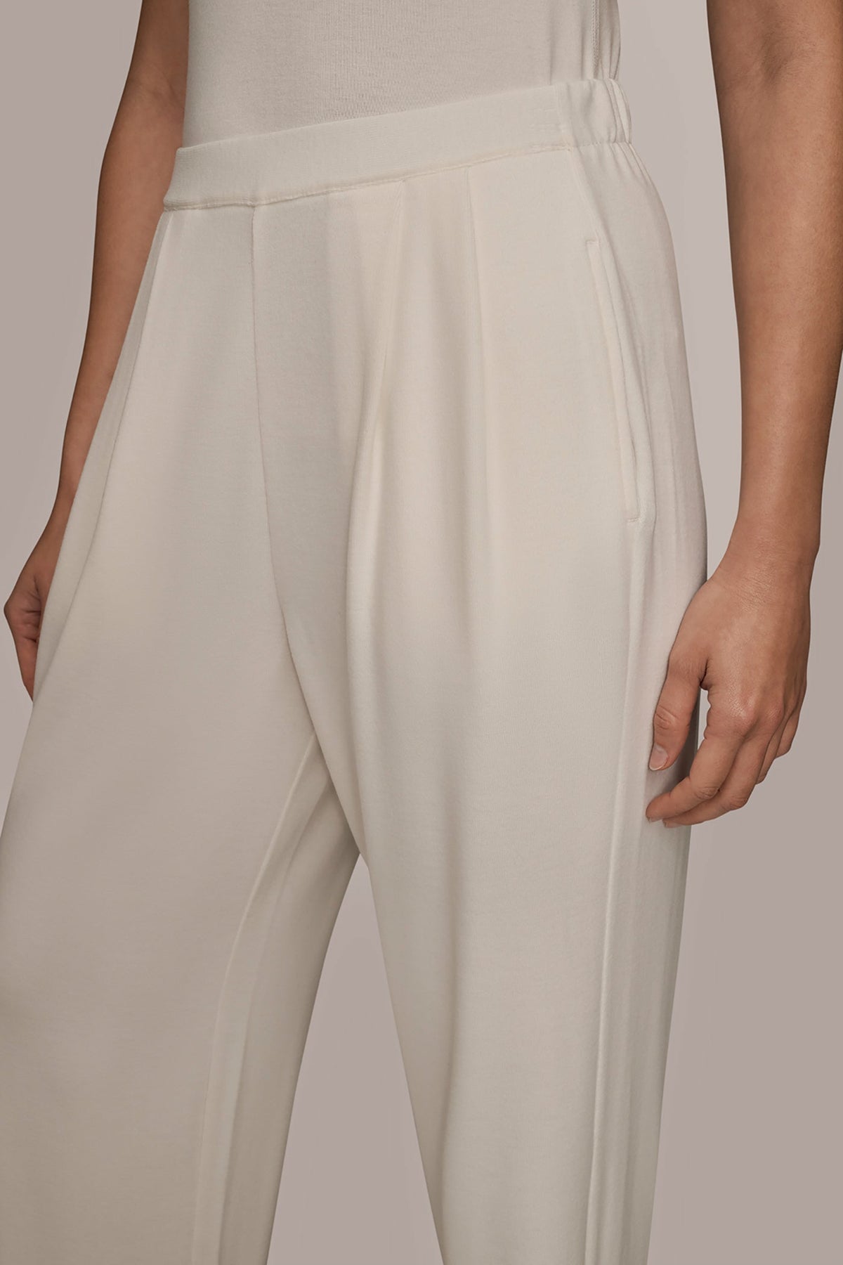 HIGH-RISE PLEATED PANT