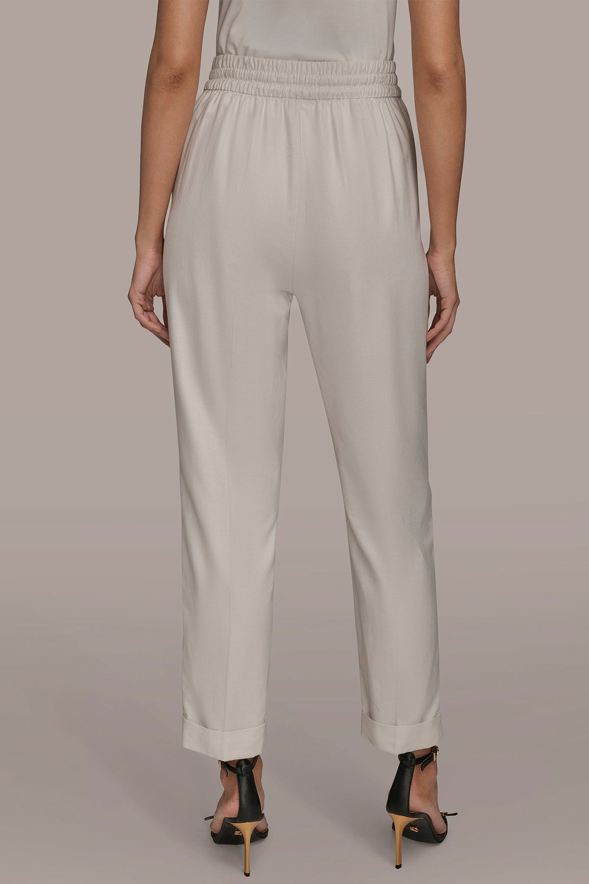 DRAWSTRING CUFFED PANT