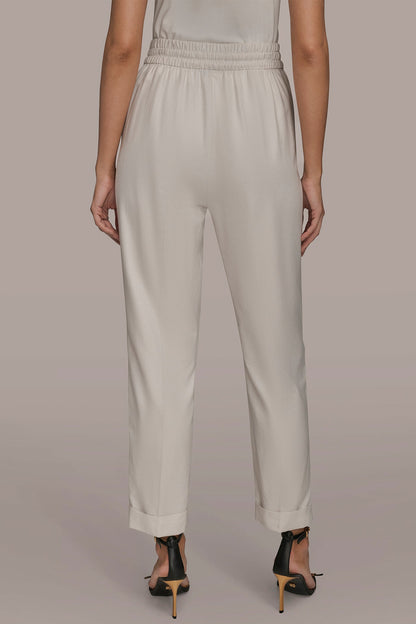 DRAWSTRING CUFFED PANT
