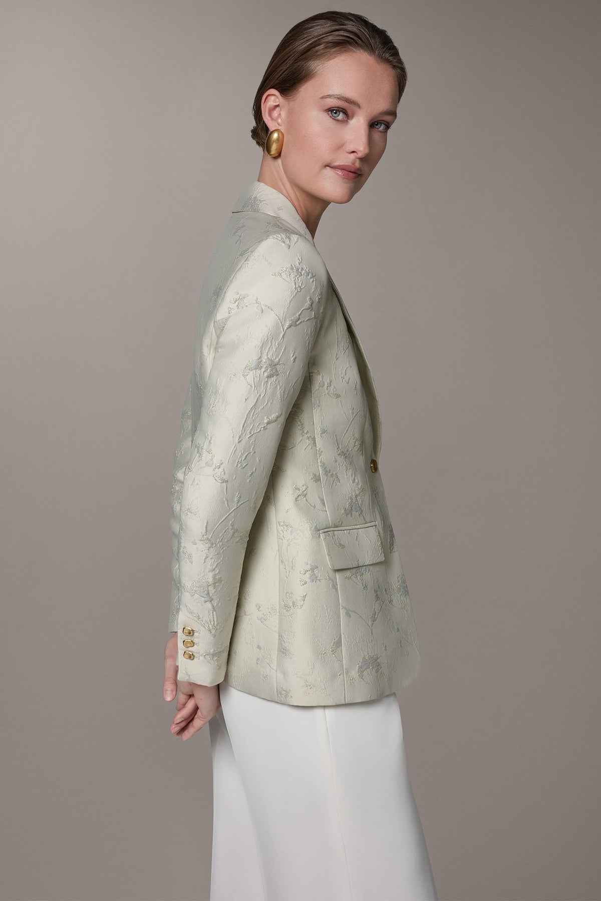 FLORAL SUIT BLAZER