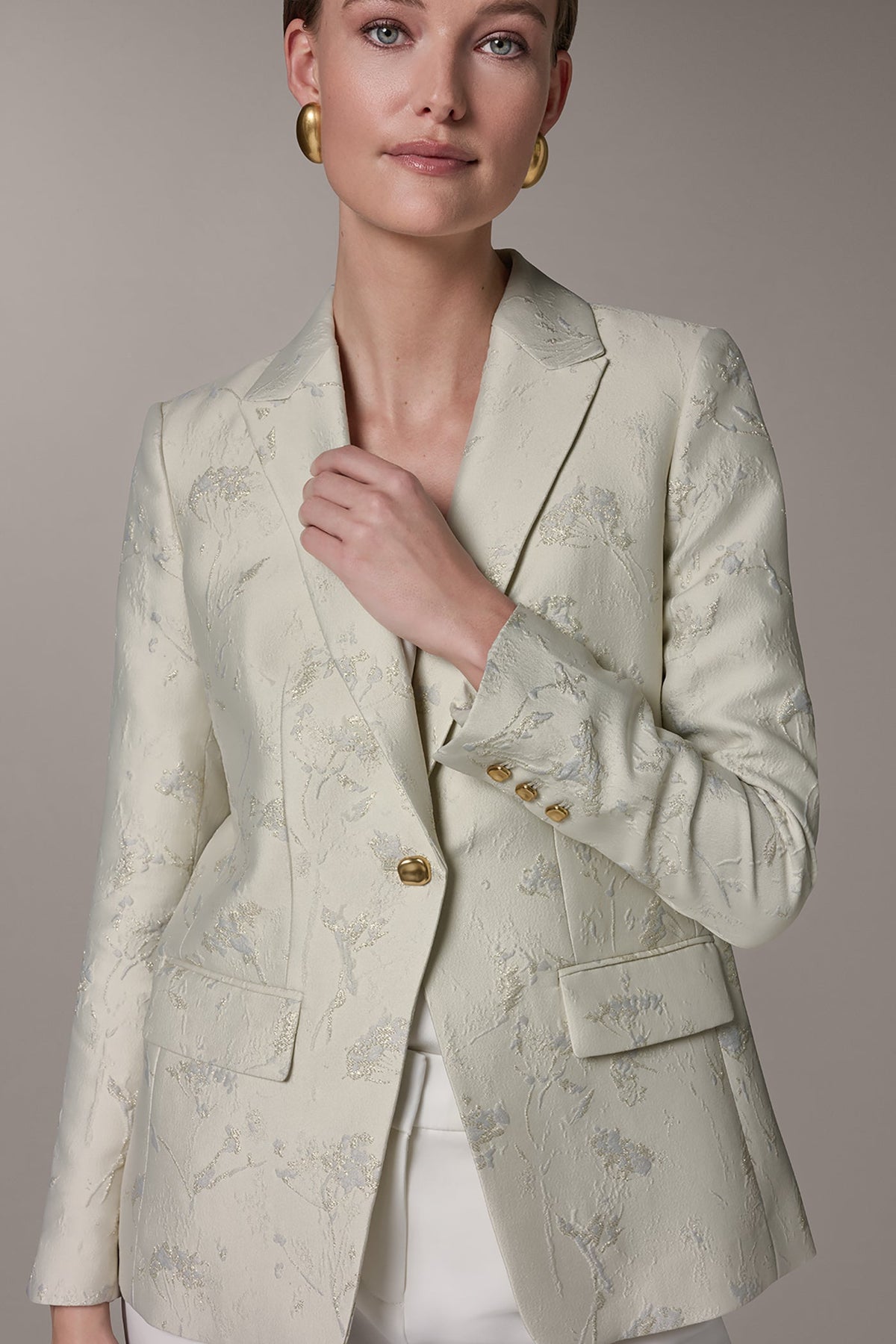 FLORAL SUIT BLAZER