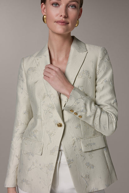 FLORAL SUIT BLAZER