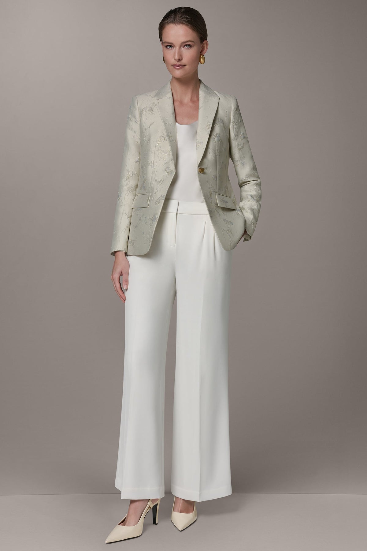 FLORAL SUIT BLAZER
