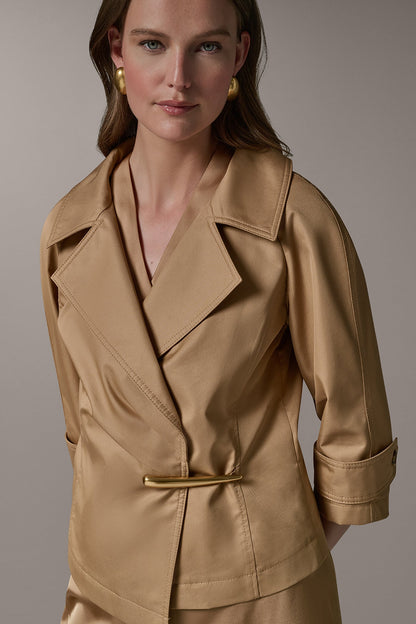 3/4 SLEEVE WRAP JACKET