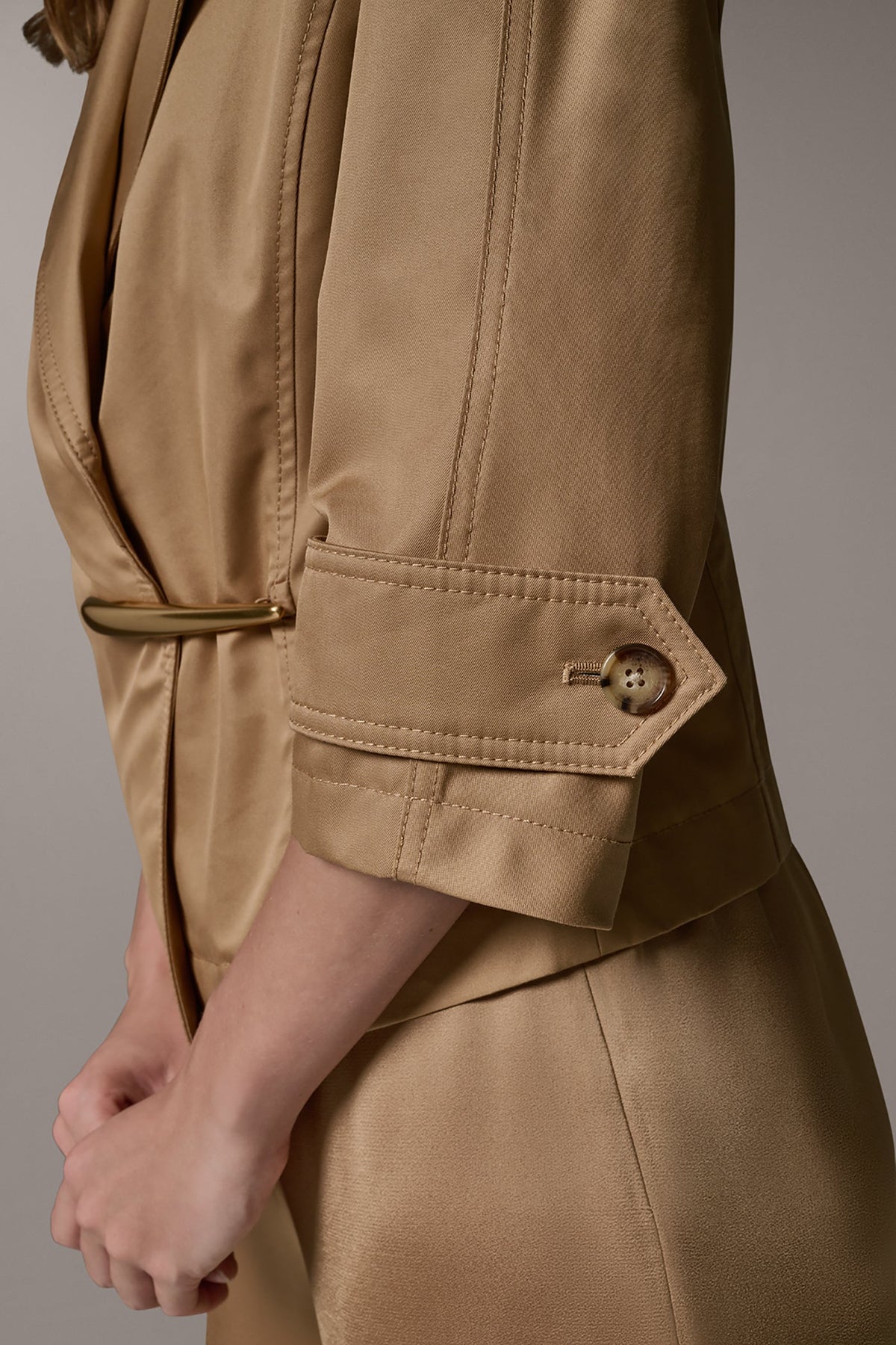 3/4 SLEEVE WRAP JACKET