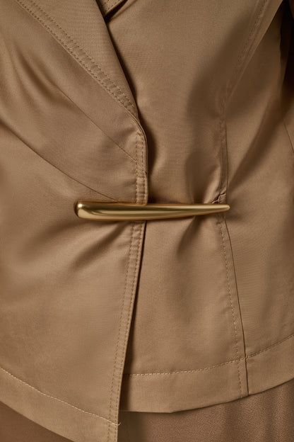 3/4 SLEEVE WRAP JACKET