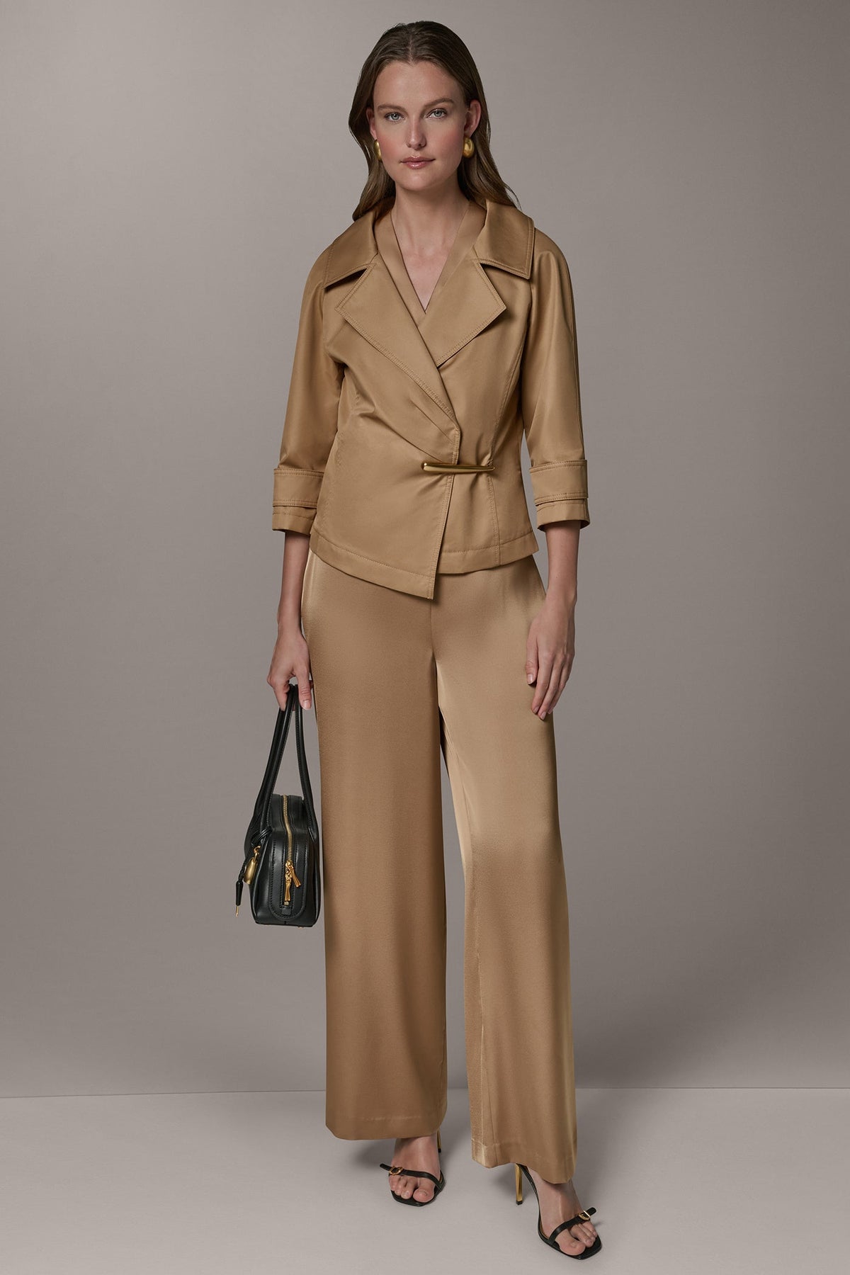 3/4 SLEEVE WRAP JACKET