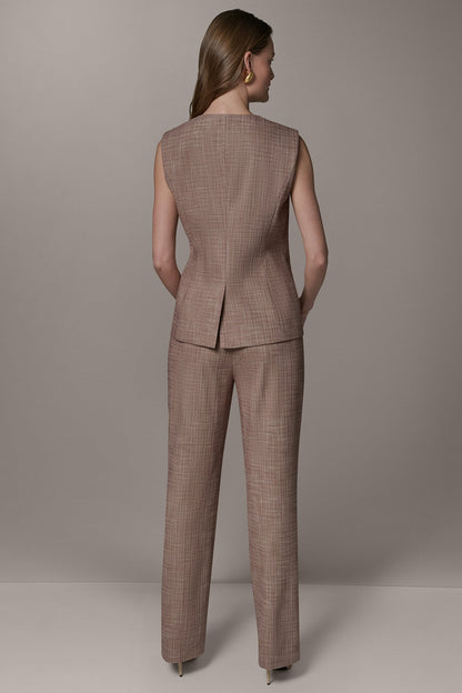 SLEEVELESS SUIT VEST