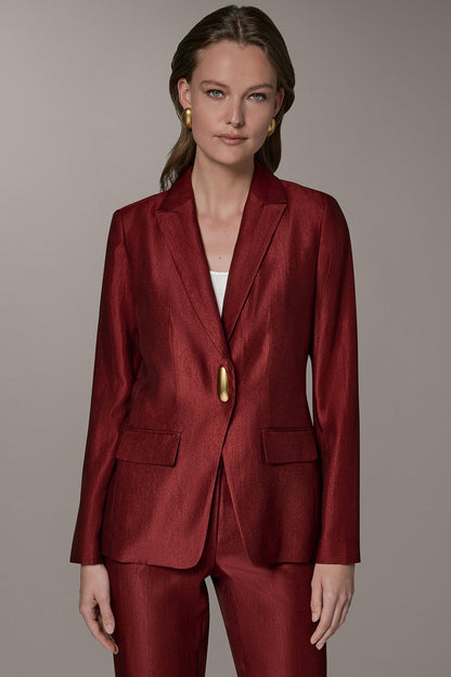 ONE-BUTTON JACKET