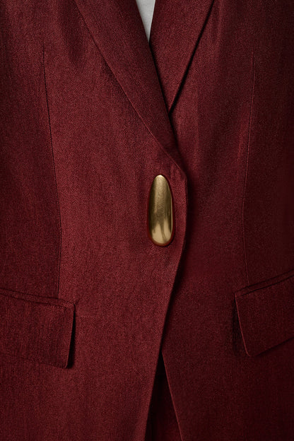 ONE-BUTTON JACKET