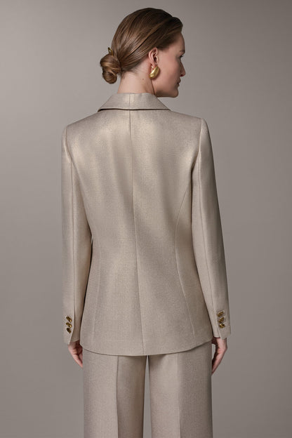 METALLIC SUIT BLAZER