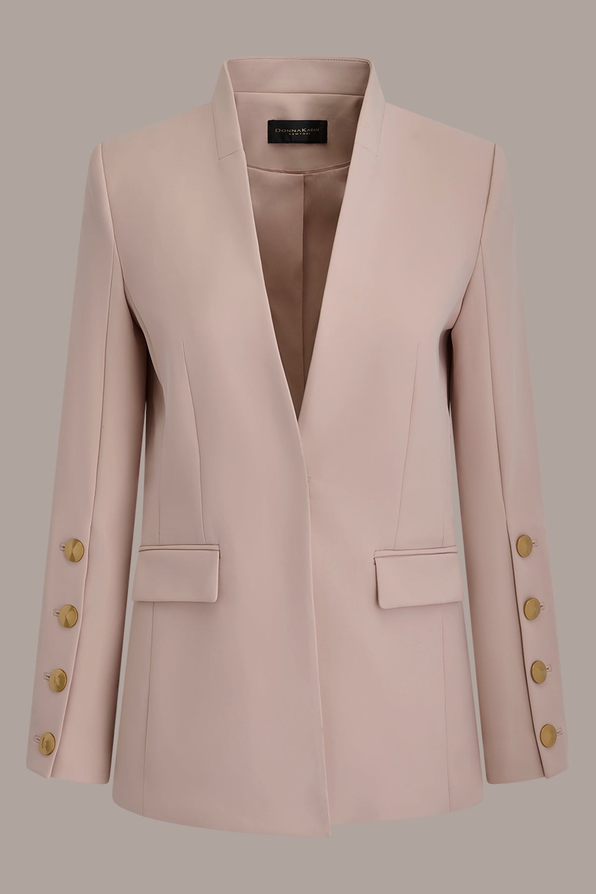 BUTTON SLEEVE SUIT BLAZER