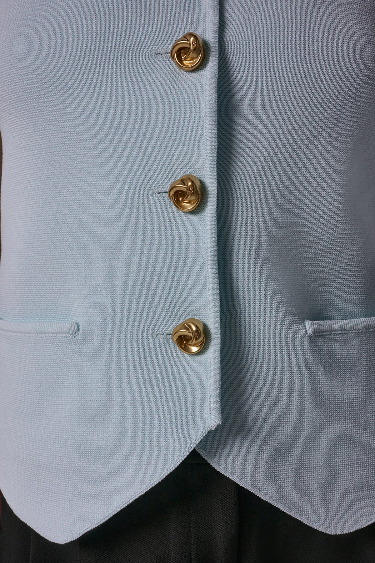 CROPPED SWEATER SUIT VEST