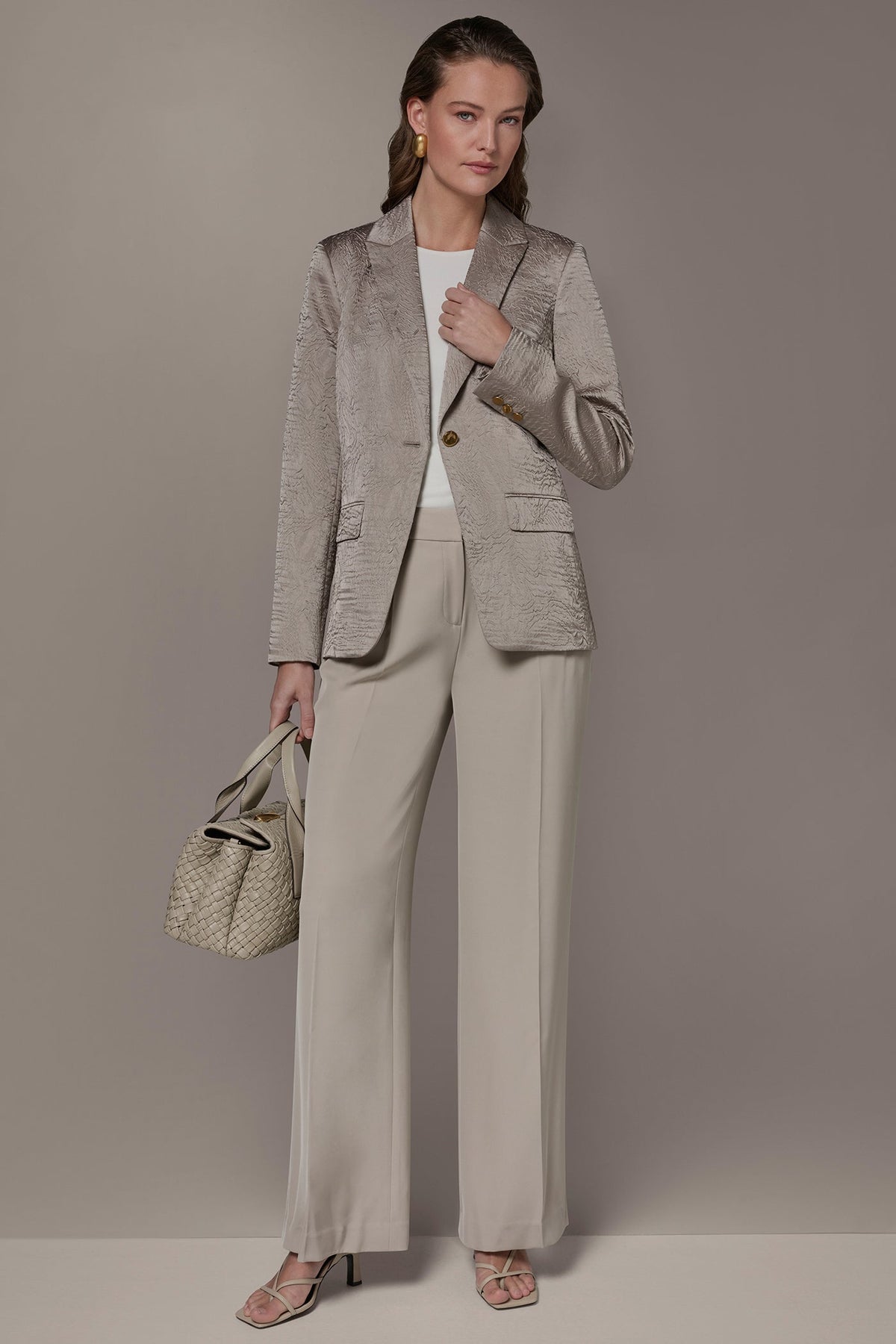 ONE BUTTON BLAZER