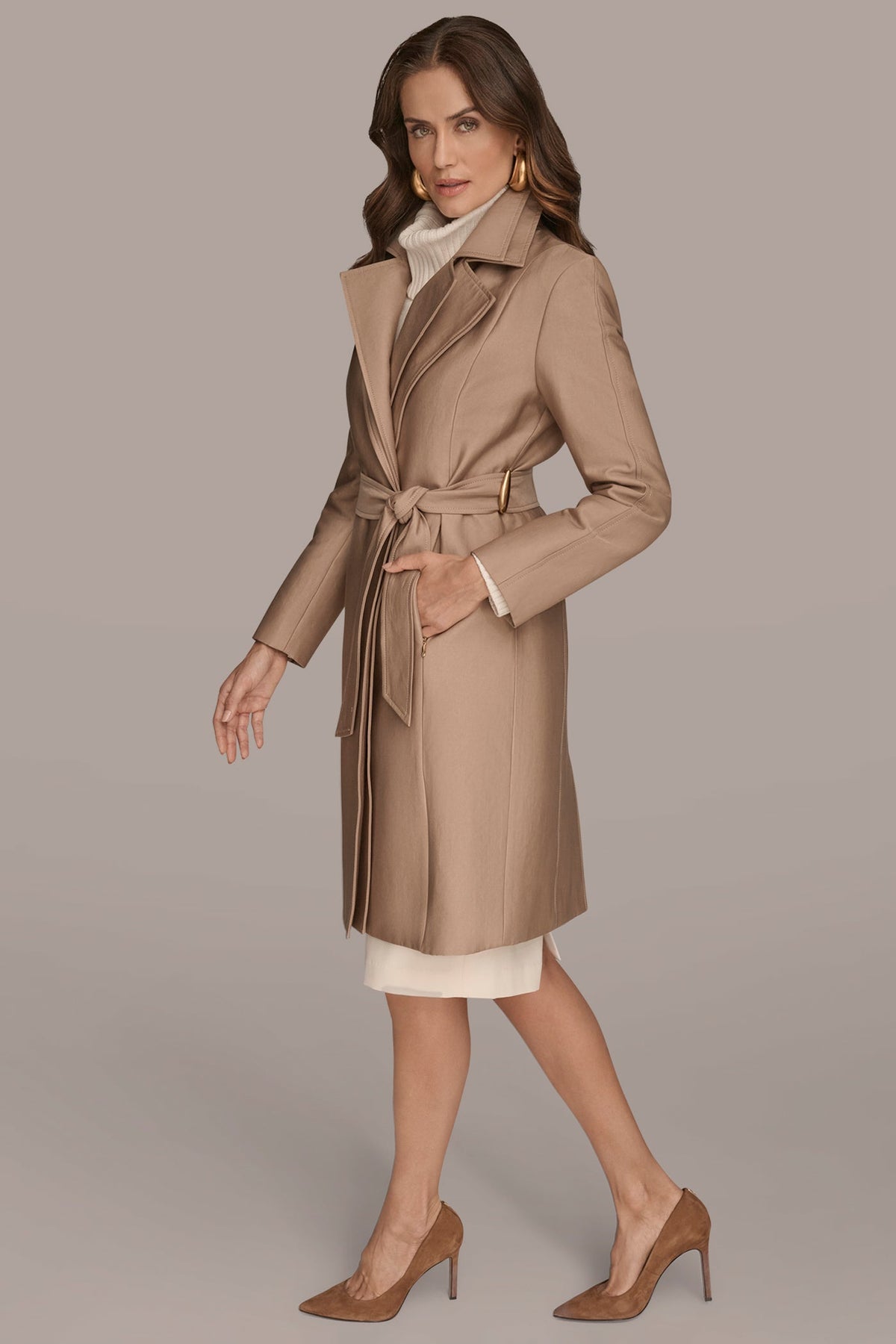 DOUBLE COLLAR TRENCH