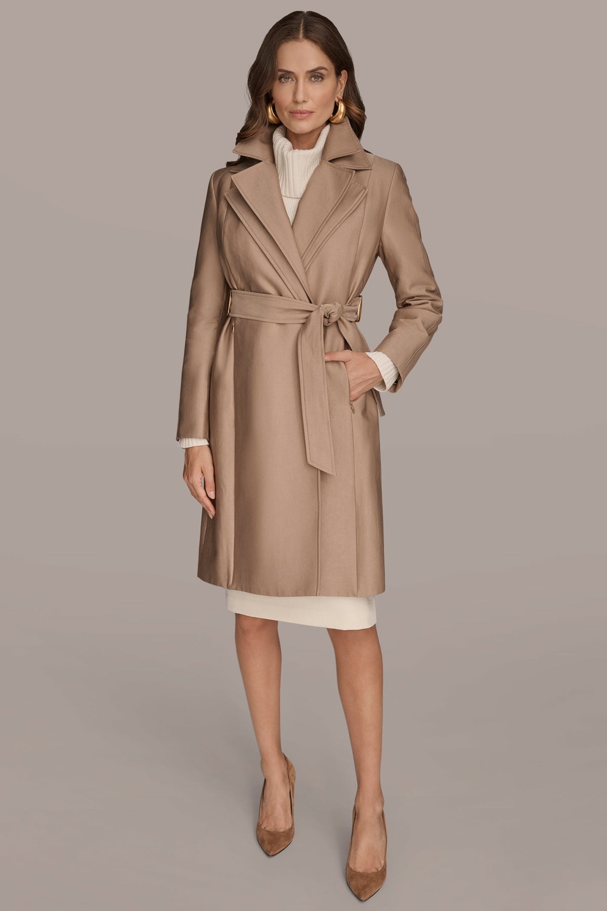 DOUBLE COLLAR TRENCH