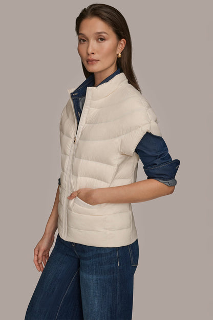 CAP SLEEVE PUFFER VEST