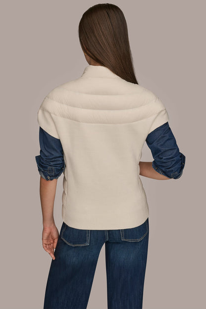 CAP SLEEVE PUFFER VEST