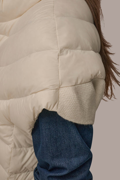 CAP SLEEVE PUFFER VEST