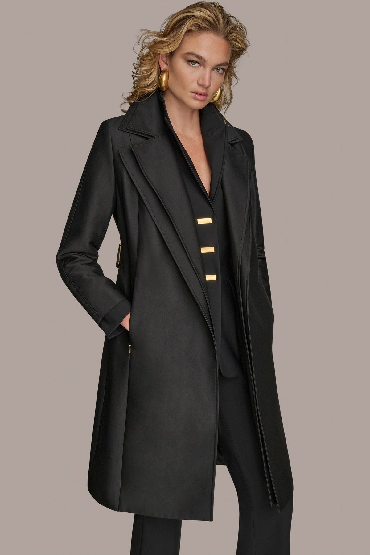 DOUBLE COLLAR TRENCH