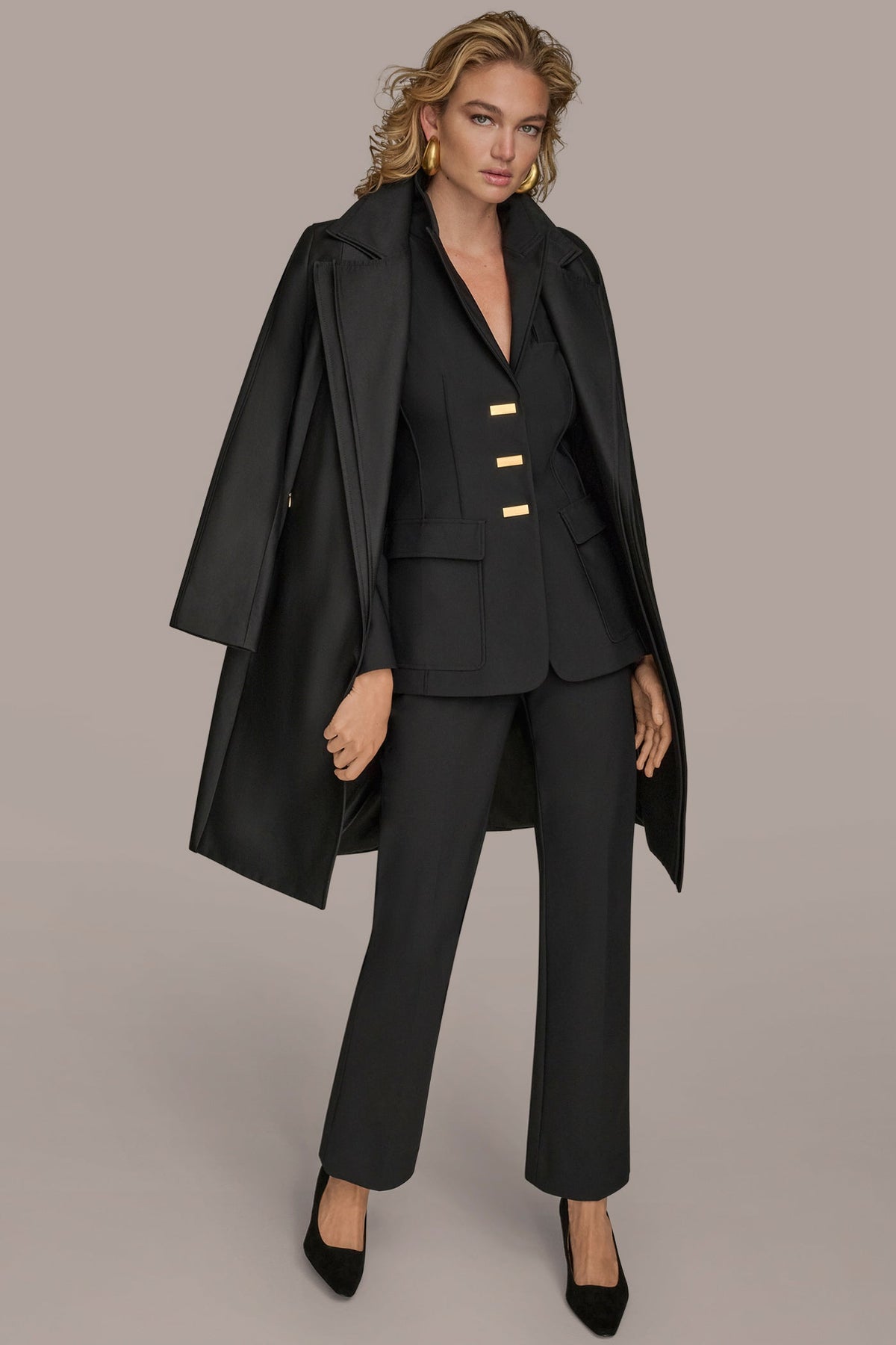 DOUBLE COLLAR TRENCH