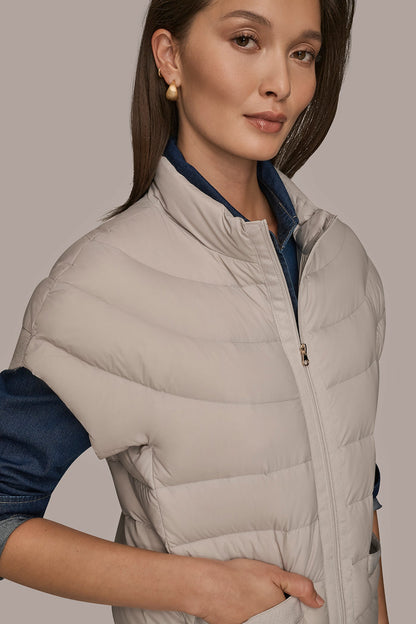 CAP SLEEVE PUFFER VEST