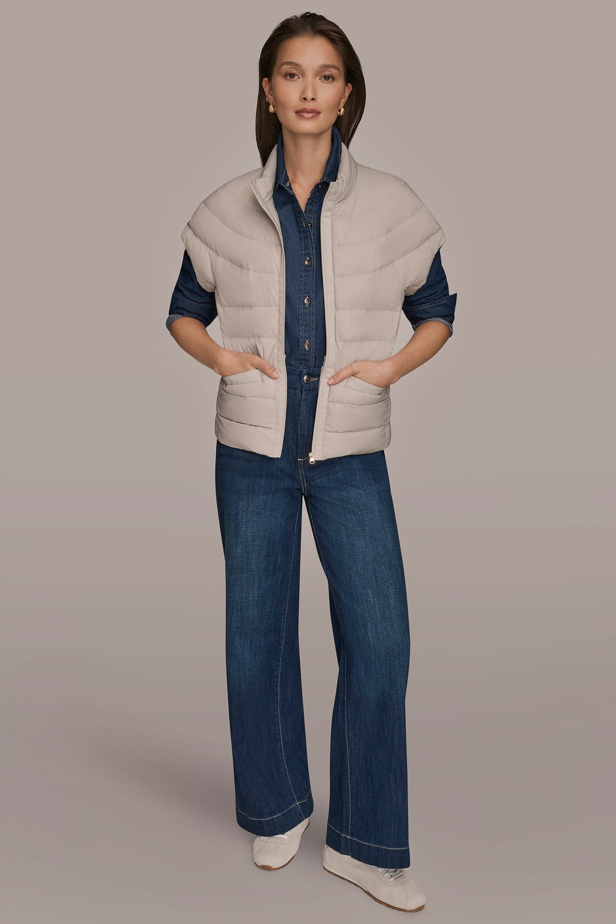 CAP SLEEVE PUFFER VEST