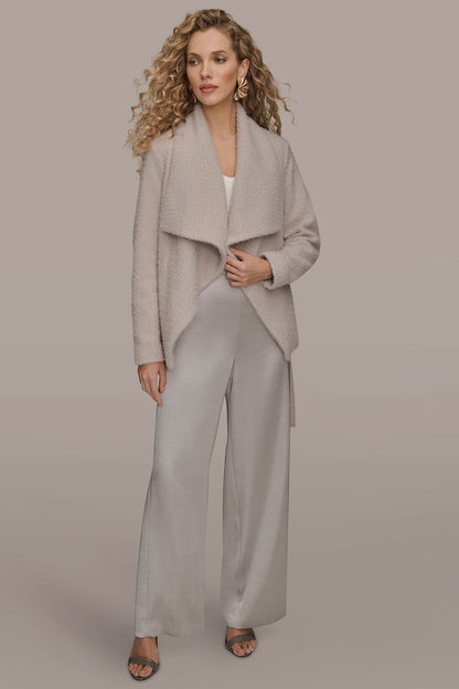 TIE-FRONT WRAP JACKET