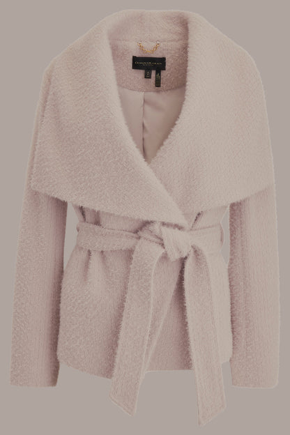 TIE-FRONT WRAP JACKET