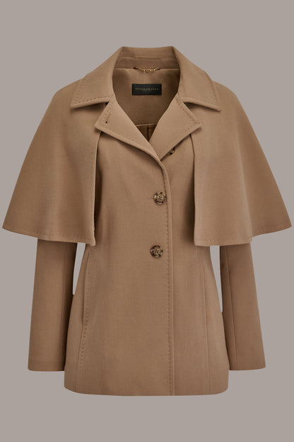 WATER REPELLENT CREPE CAPELET