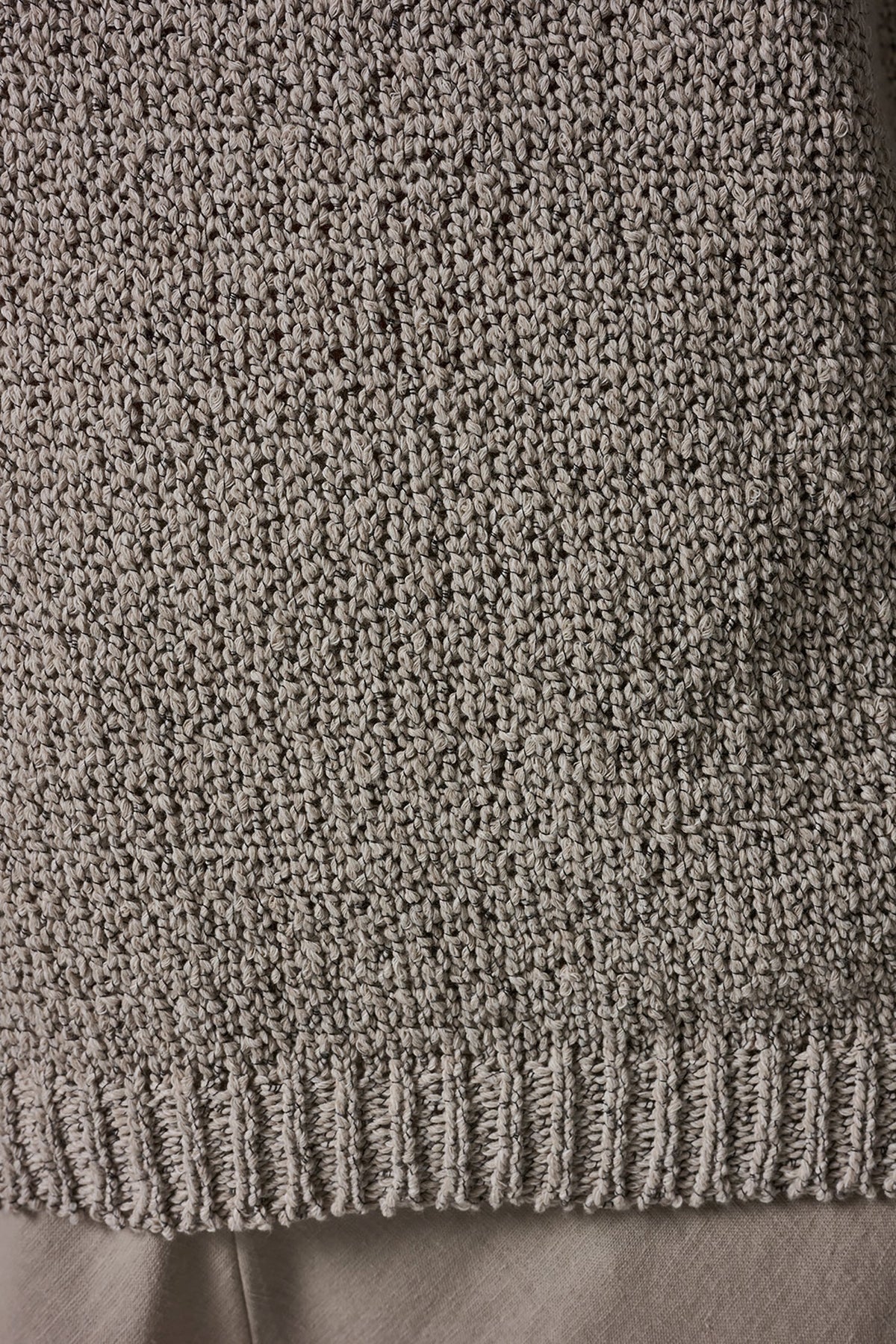SHORT SLEEVE MÉLANGE EASY SWEATER
