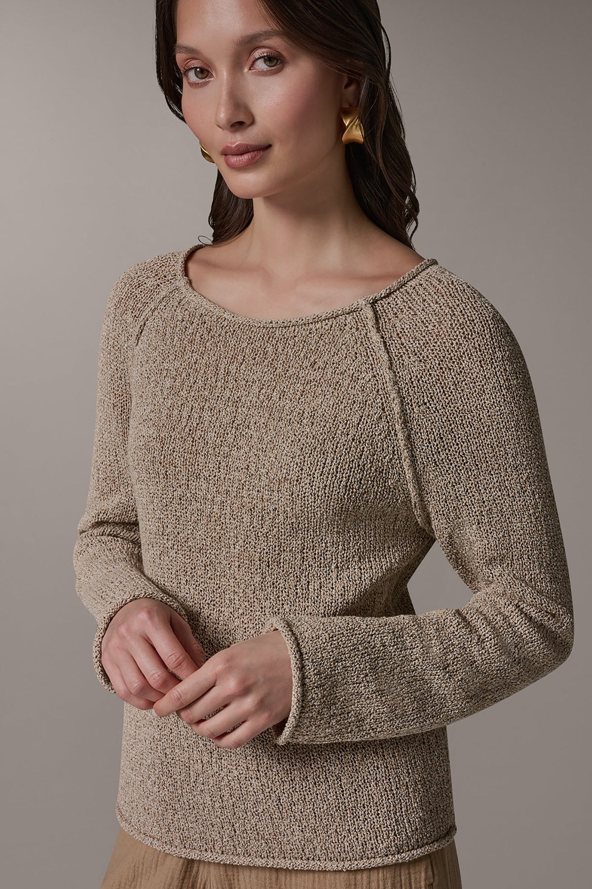 LONG SLEEVE EASY SWEATER