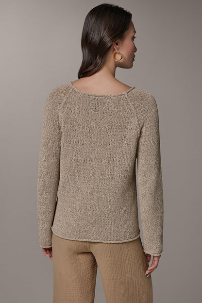 LONG SLEEVE EASY SWEATER