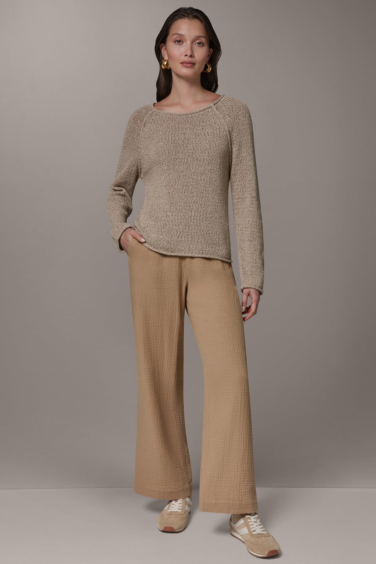LONG SLEEVE EASY SWEATER