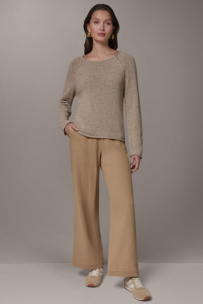 LONG SLEEVE EASY SWEATER