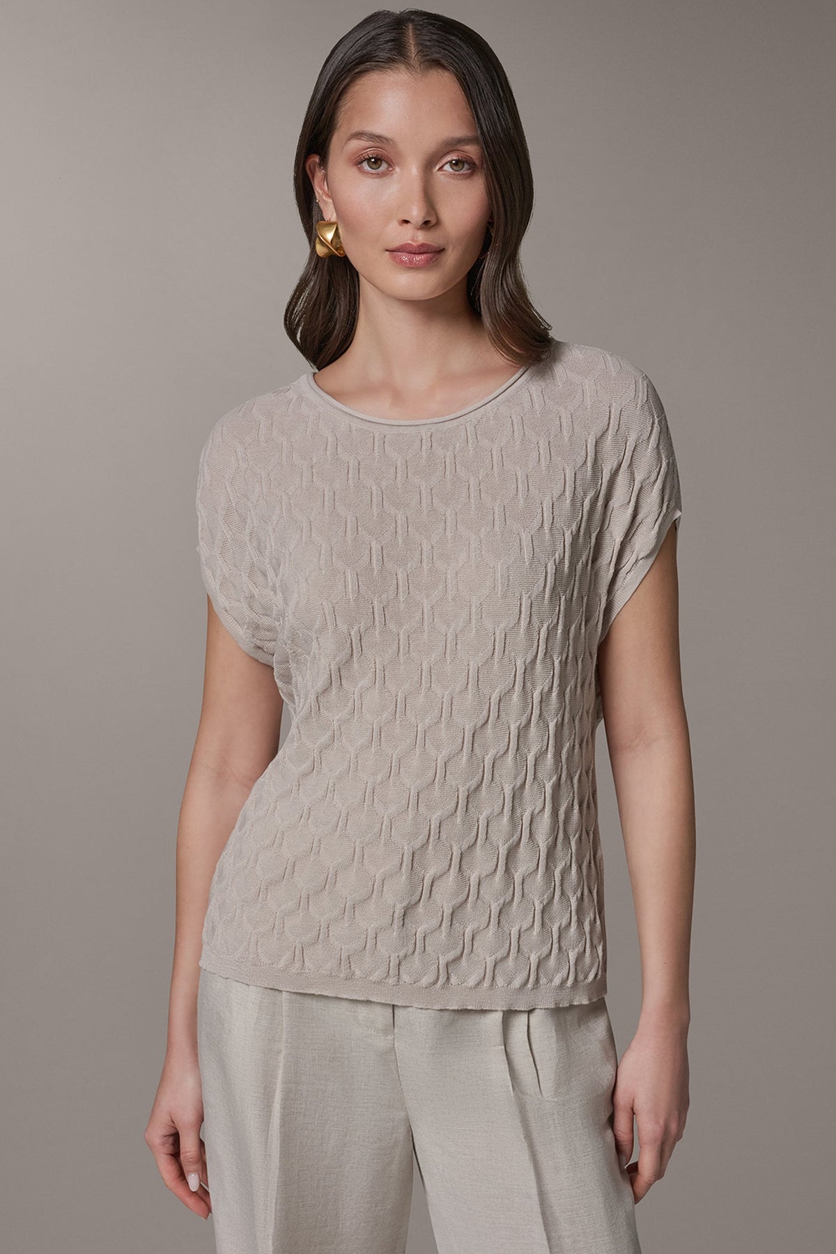 CAP SLEEVE SWEATER