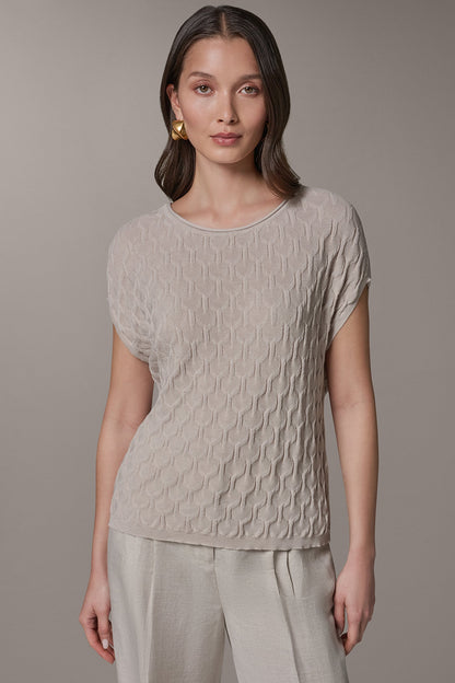 CAP SLEEVE SWEATER