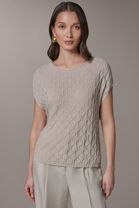 CAP SLEEVE SWEATER