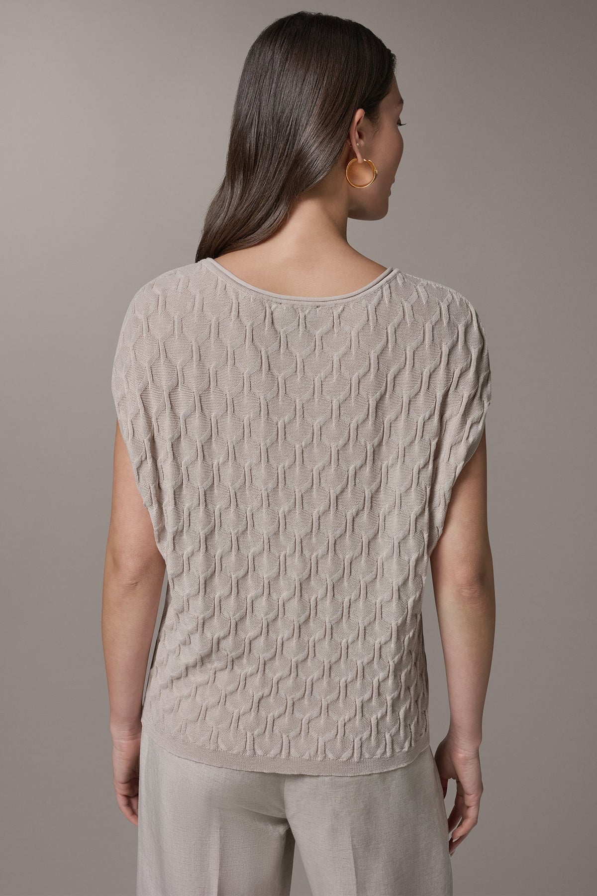 CAP SLEEVE SWEATER