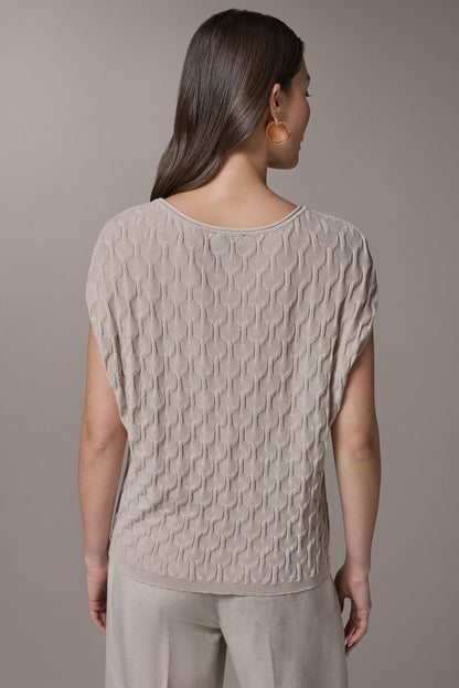CAP SLEEVE SWEATER