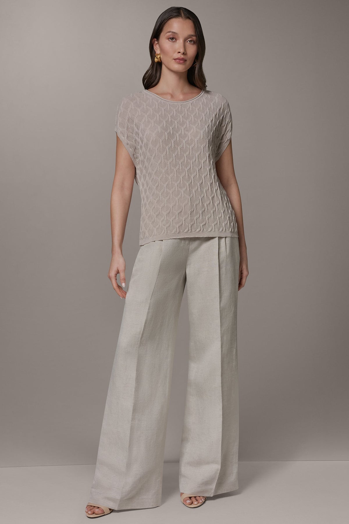 CAP SLEEVE SWEATER