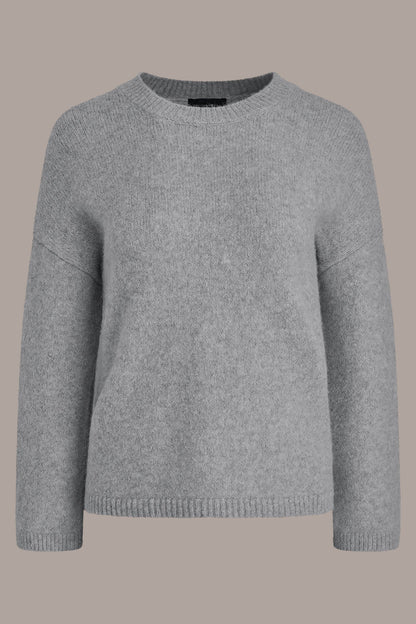 OVERSIZED LONG SLEEVE CREW-NECK SWEATER