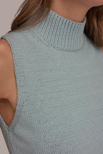 SLEEVELESS A-LINE SWEATER
