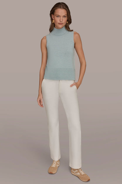 SLEEVELESS A-LINE SWEATER