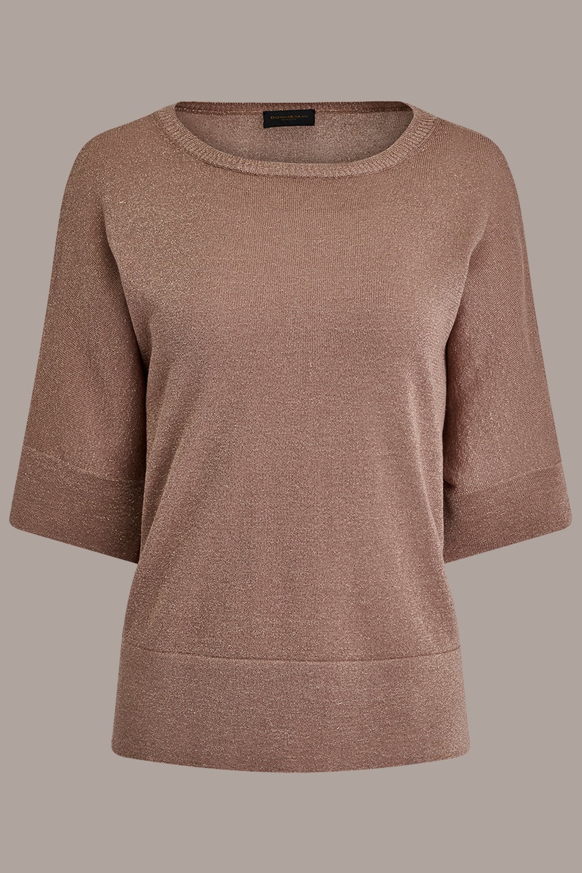 METALLIC WIDE CUFF SWEATER